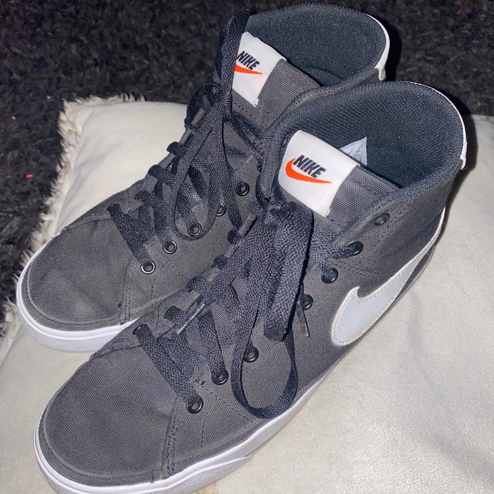 Nike Court Legacy Canvas Mid Black Men's Shoes - Size 8.5 DD0162-001  High Top